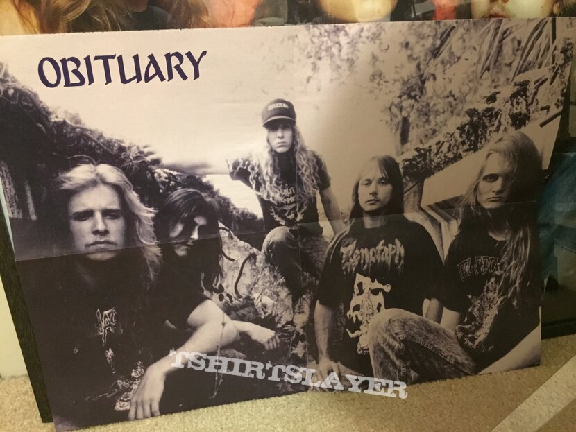 Obituary metal maniacs poster 