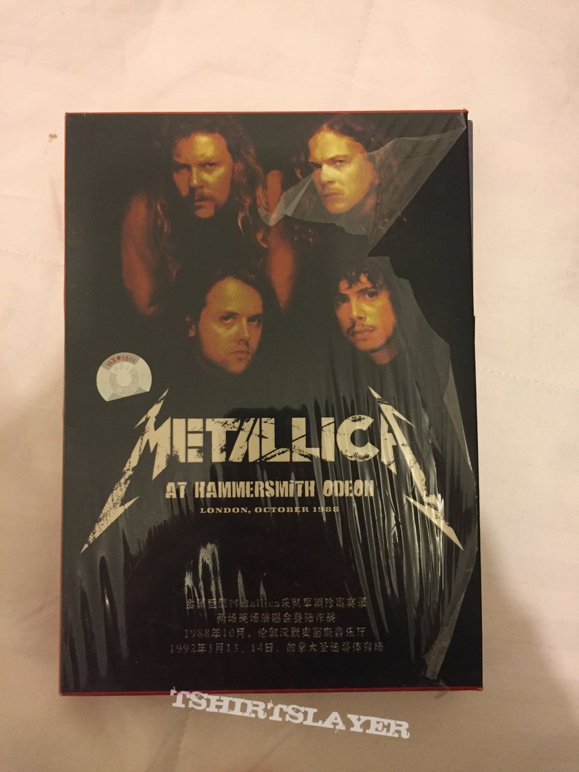 Metallica bootleg DVD live 1988