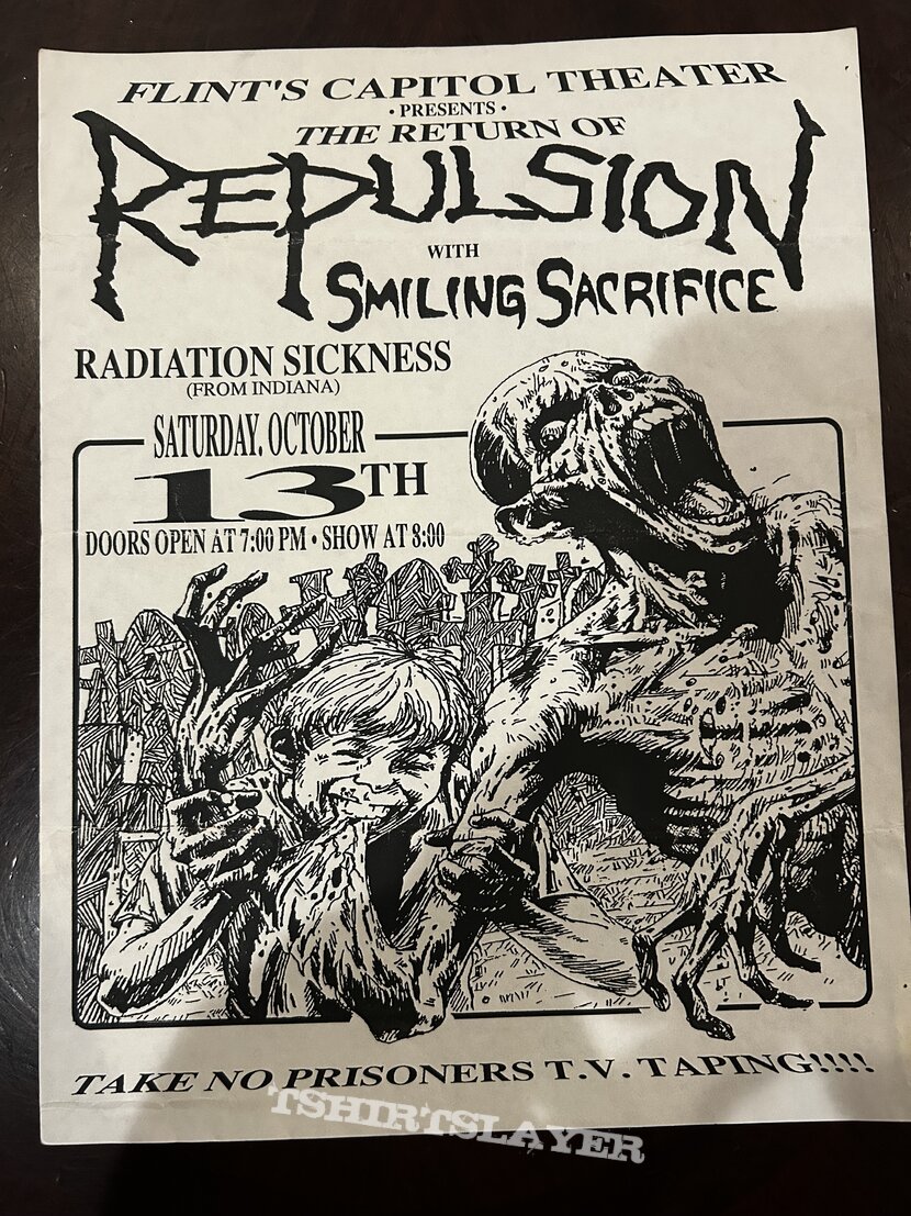 Repulsion 1991 flyer 