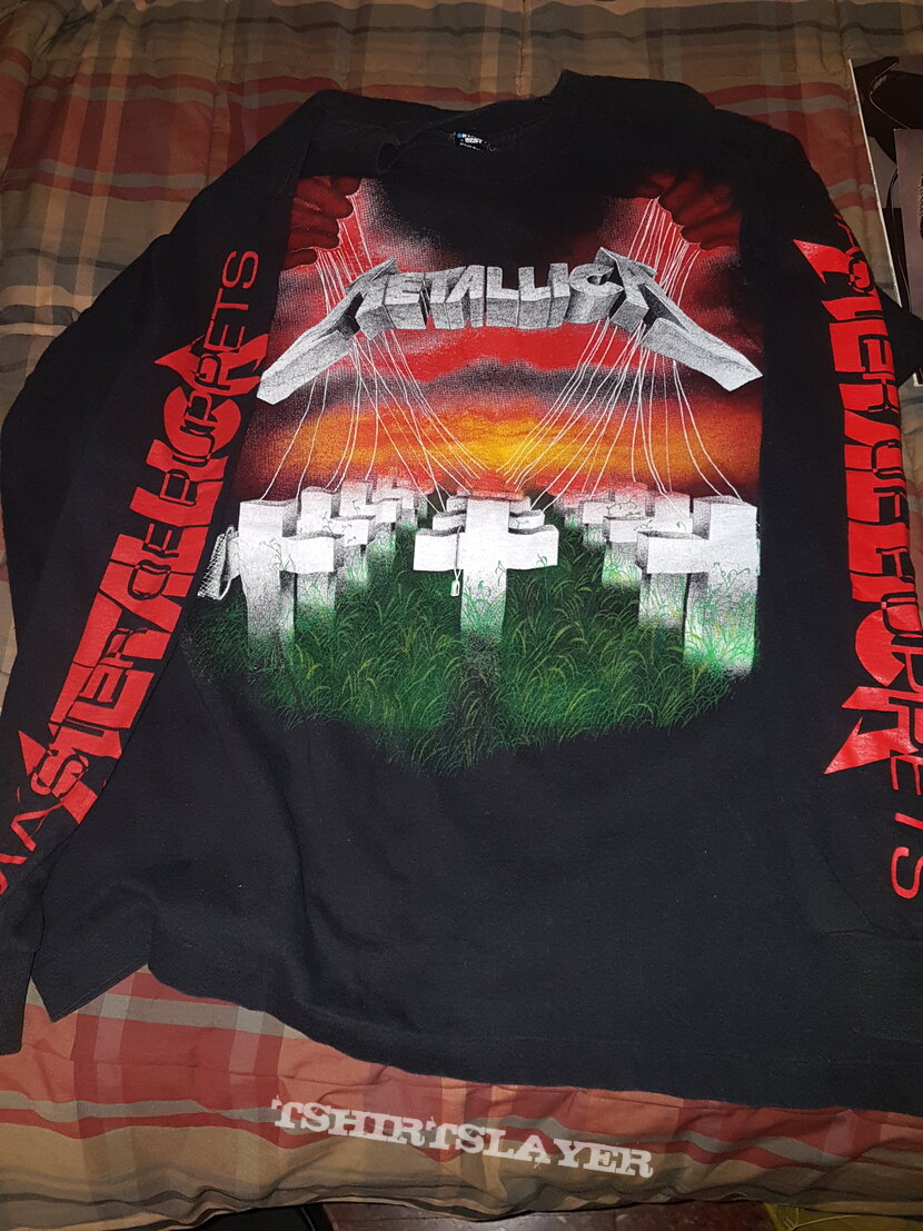 Metallica Master of Puppets long sleeve | TShirtSlayer TShirt and  BattleJacket Gallery