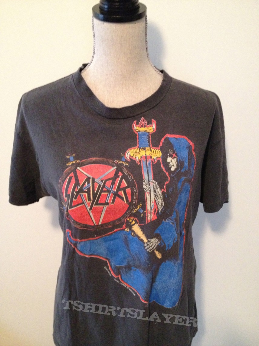 1990 Slayer "Spill the Blood" Tshirt | TShirtSlayer TShirt and BattleJacket  Gallery