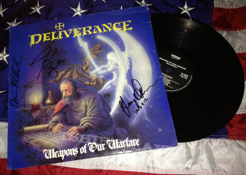 Other Collectable - Deliverance autographed &quot;Weapons of our Warfare&quot; vinyl
