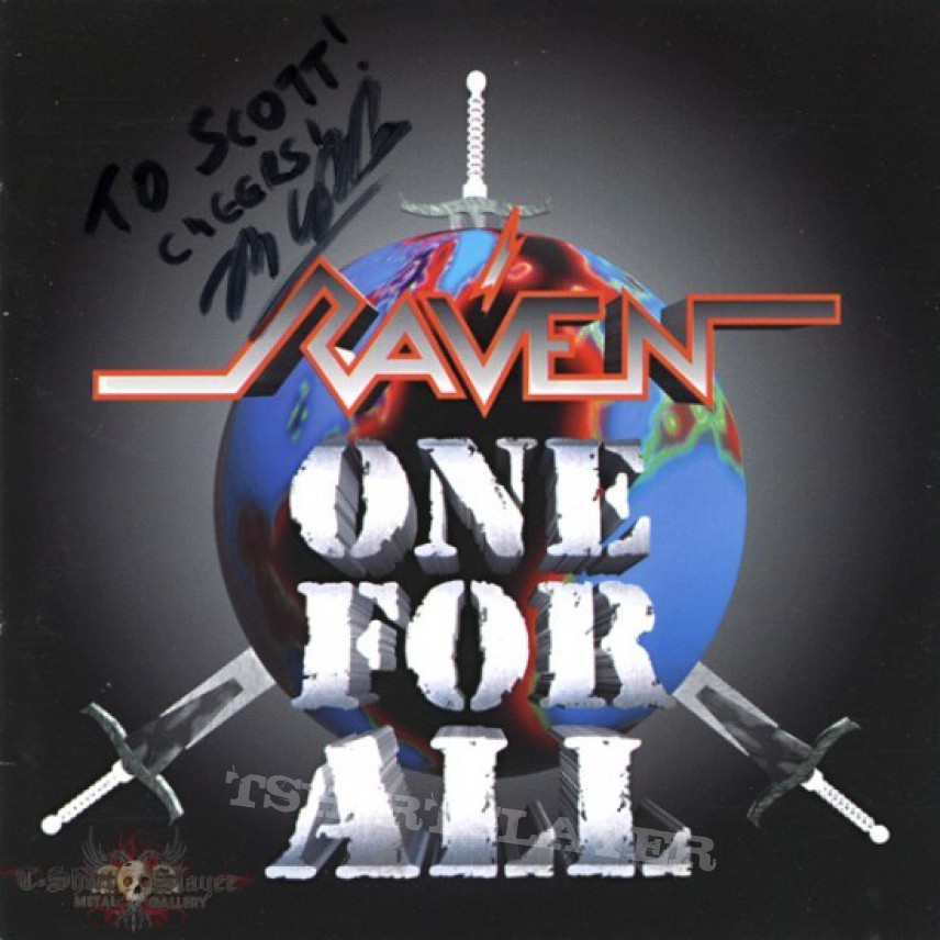 Other Collectable - Raven - autographed CD &amp; promo photo