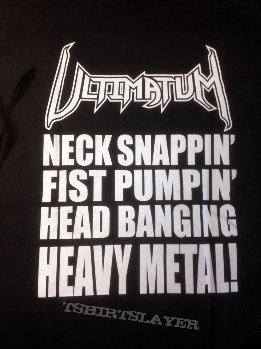 Ultimatum Heart of Metal band shirt | TShirtSlayer TShirt and BattleJacket  Gallery