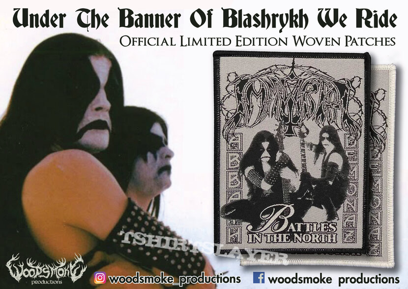 Immortal - Battles In The North OFFICIAL woven patch