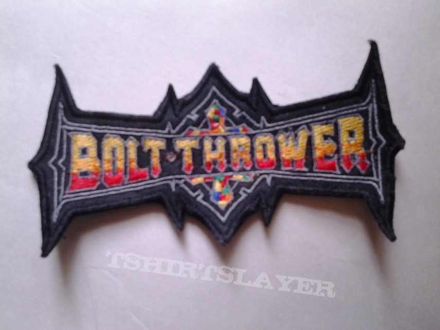 Bolt Thrower logo patch - embroidered small