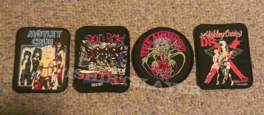 Mötley Crüe New Patches i just received