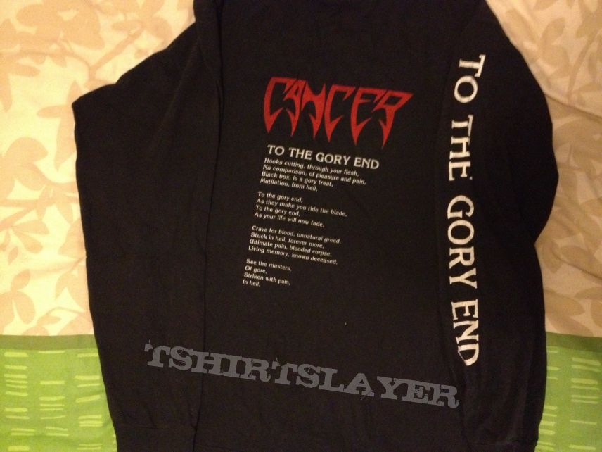 Cancer - To the gory end orig shirt