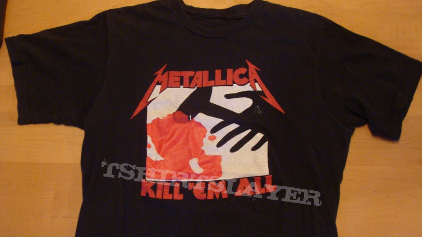 Vintage metallica kill em&#039; all tour shirt