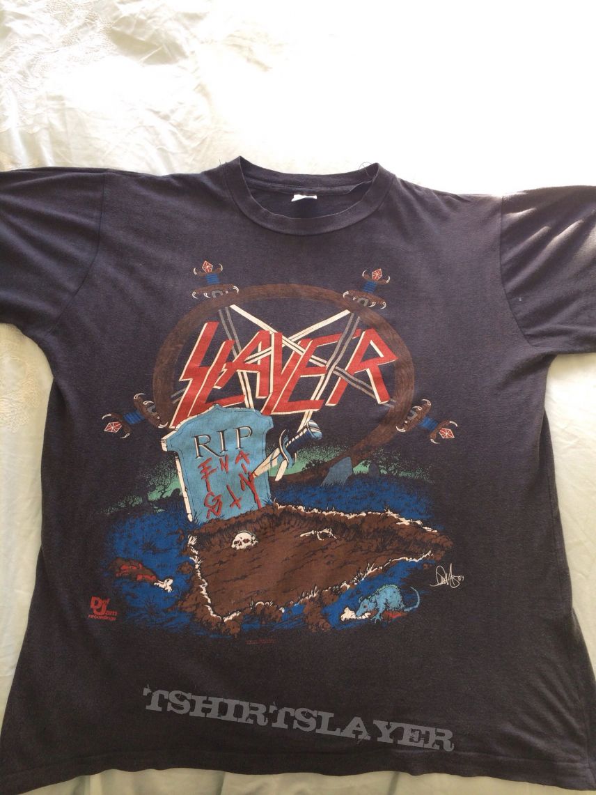 Slayer, Vintage slayer shirt TShirt or Longsleeve (Black Vomit's