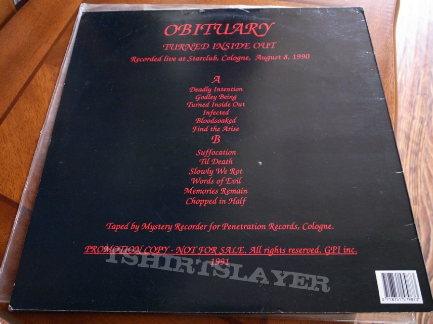 Iron Maiden + Sepultura + Obituary bootleg LPs