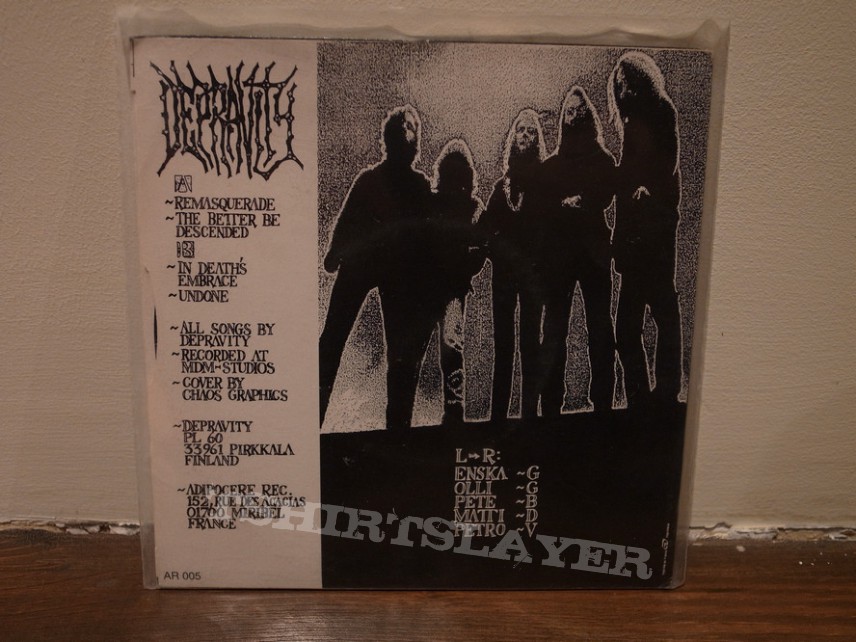 Depravity "Remasquerade" 7" Depravity "Remasquerade" 7"