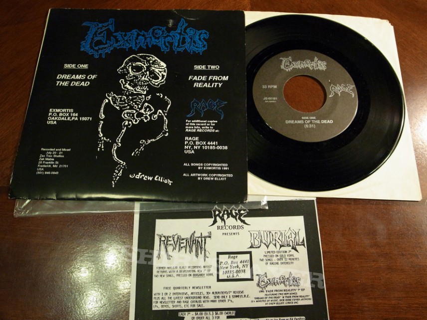 Exmortis &quot;Fade from Reality“ 7&quot;