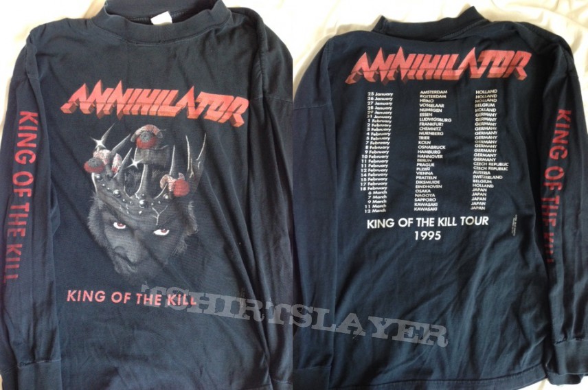 Annihilator King of the Kill long sleeve 1995 tour