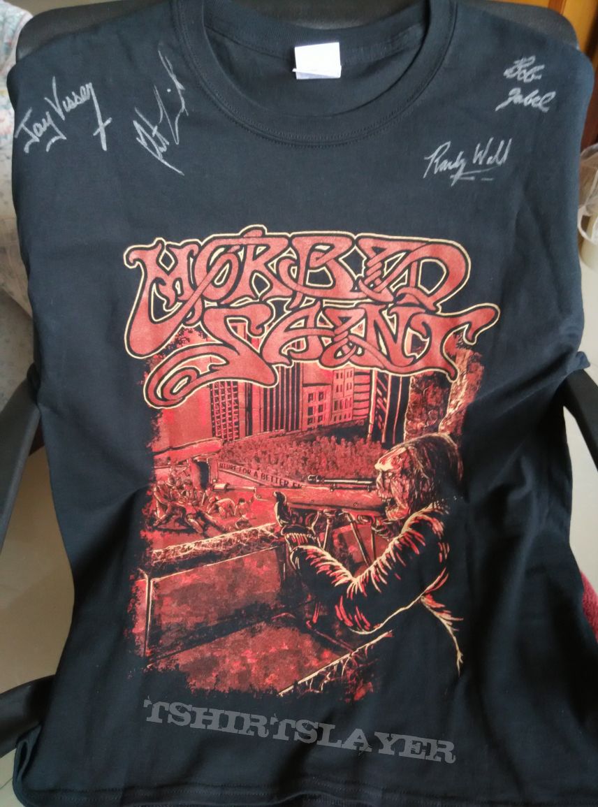 Morbid Saint signed t-shirt