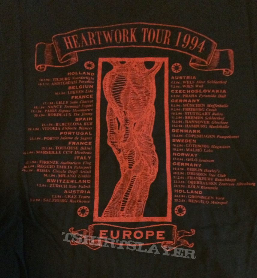 Carcass Heartwork Tour 1994 (Europe) 