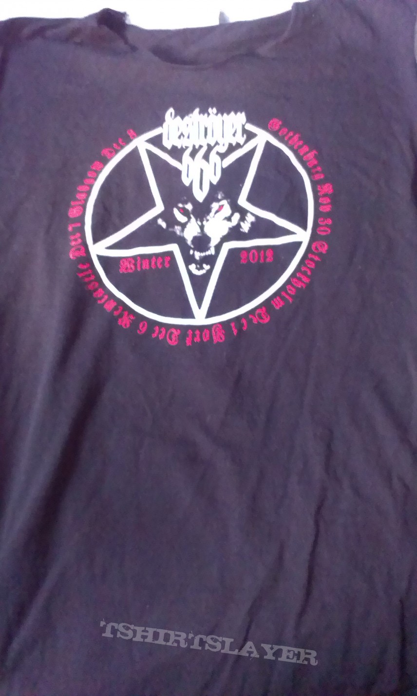 Deströyer 666 Winter 2012 tour T-shirt