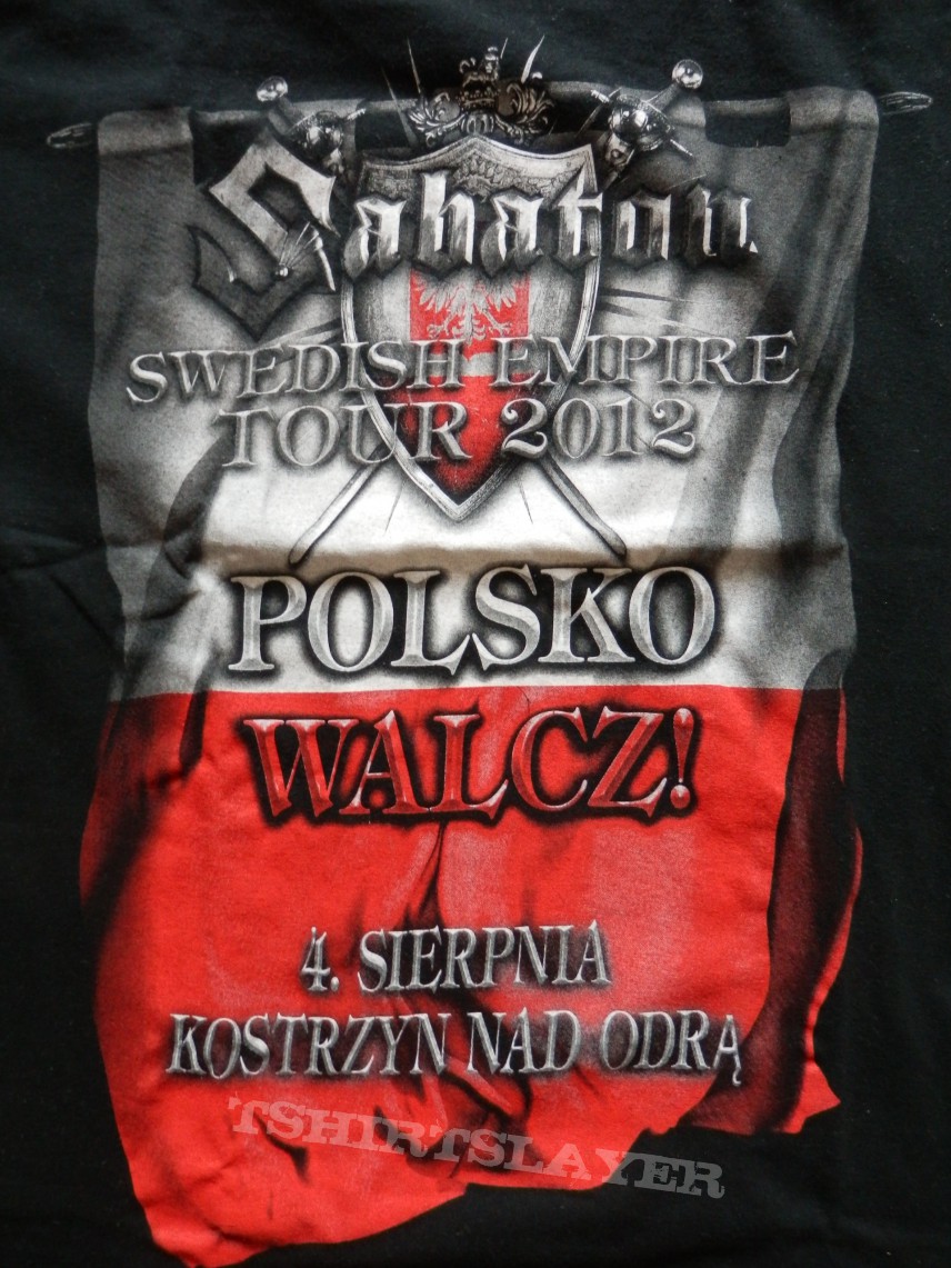 Sabaton - Swedish Empire Tour 2012 EXTREME RARE!