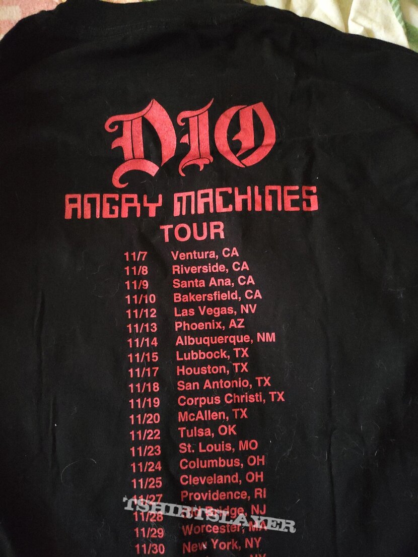 Dio - Angry Machines Tour shirt 