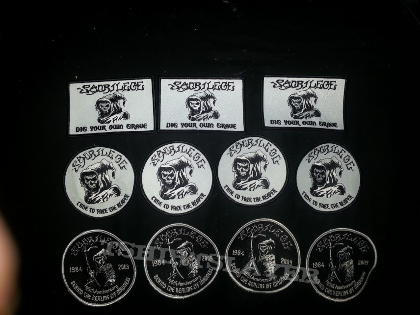 9 FREE !!...sacrilege patches