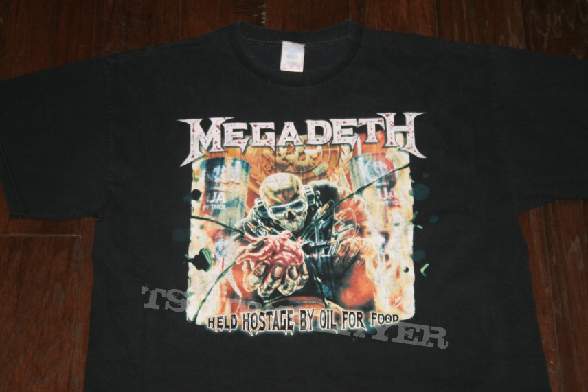 Megadeth &quot;Held Hostage By Oil For Food&quot; Shirt