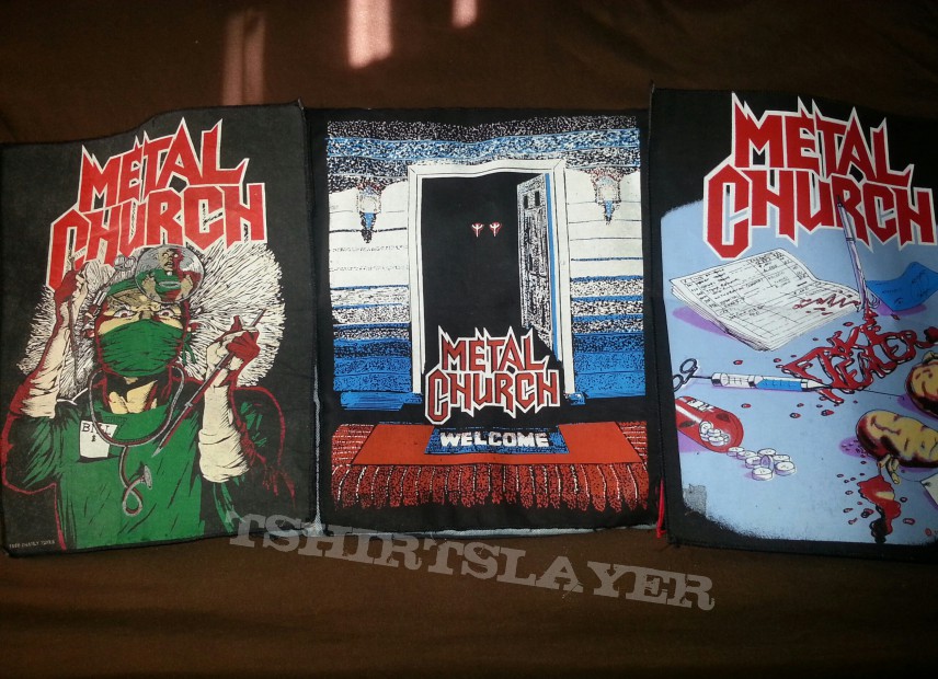 Metal Church Back patches