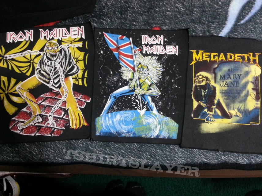 Bootleg Iron Maiden Backpatches 