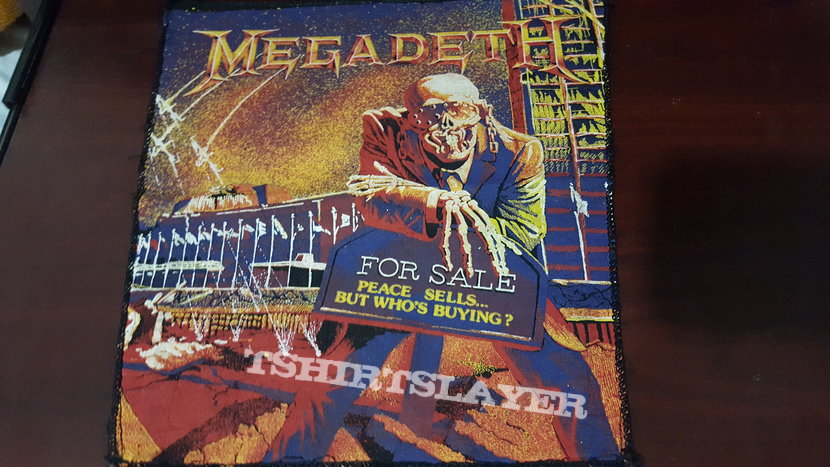 Megadeth Peace Sells Backpatch