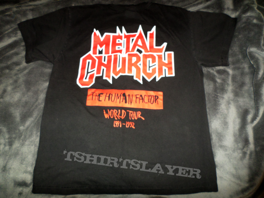 Metal Church- The Human Factor tour shirt