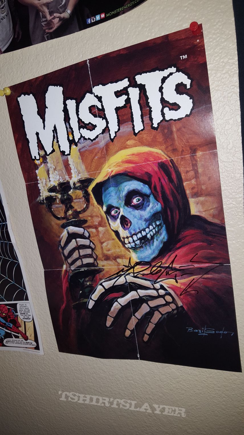 Misfits American psycho poster signed