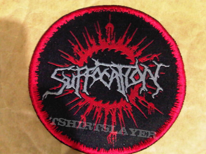 Suffocation rounds woven patch