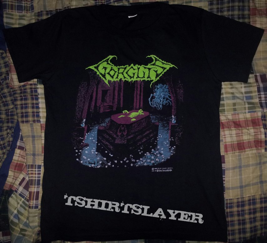 Gorguts- Considered Dead 1992 T-shirt (Blue Grape Version #1 Blue Water print)