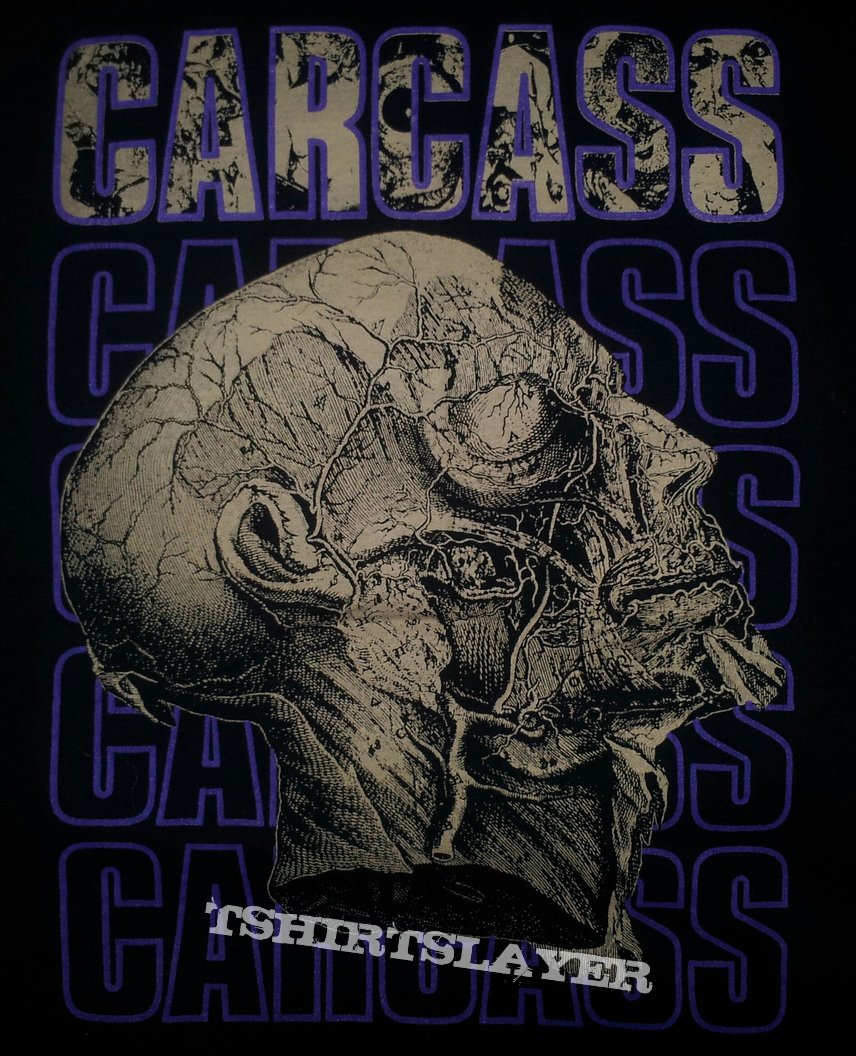 CARCASS- Head/Logos/Definition/Necroticism T-shirt 1991