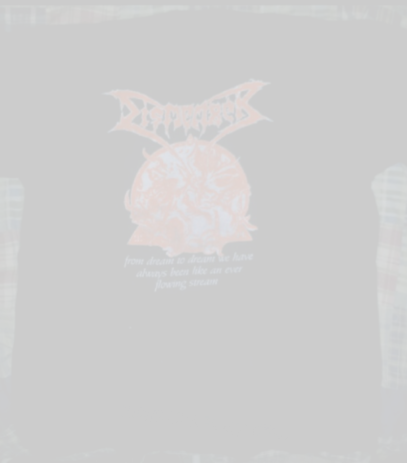 DISMEMBER- Like An Ever Flowing Stream T-shirt 1991 (Version #1)