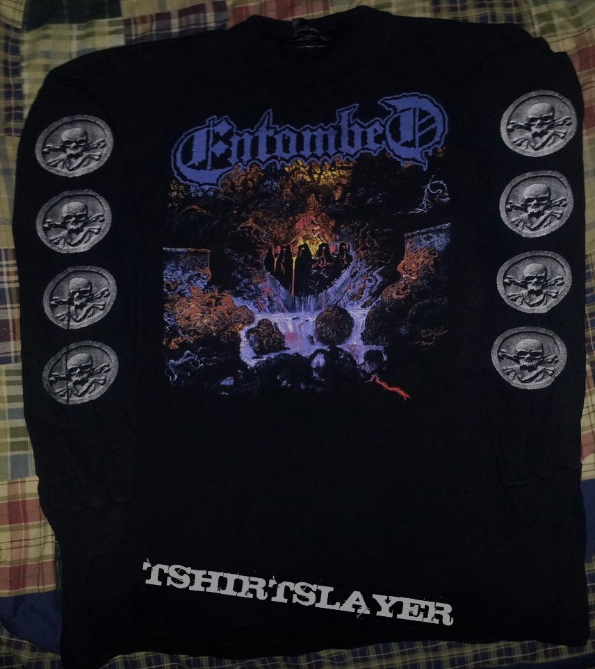 ENTOMBED- Clandestine Longsleeve 1991 (Version #2) #2