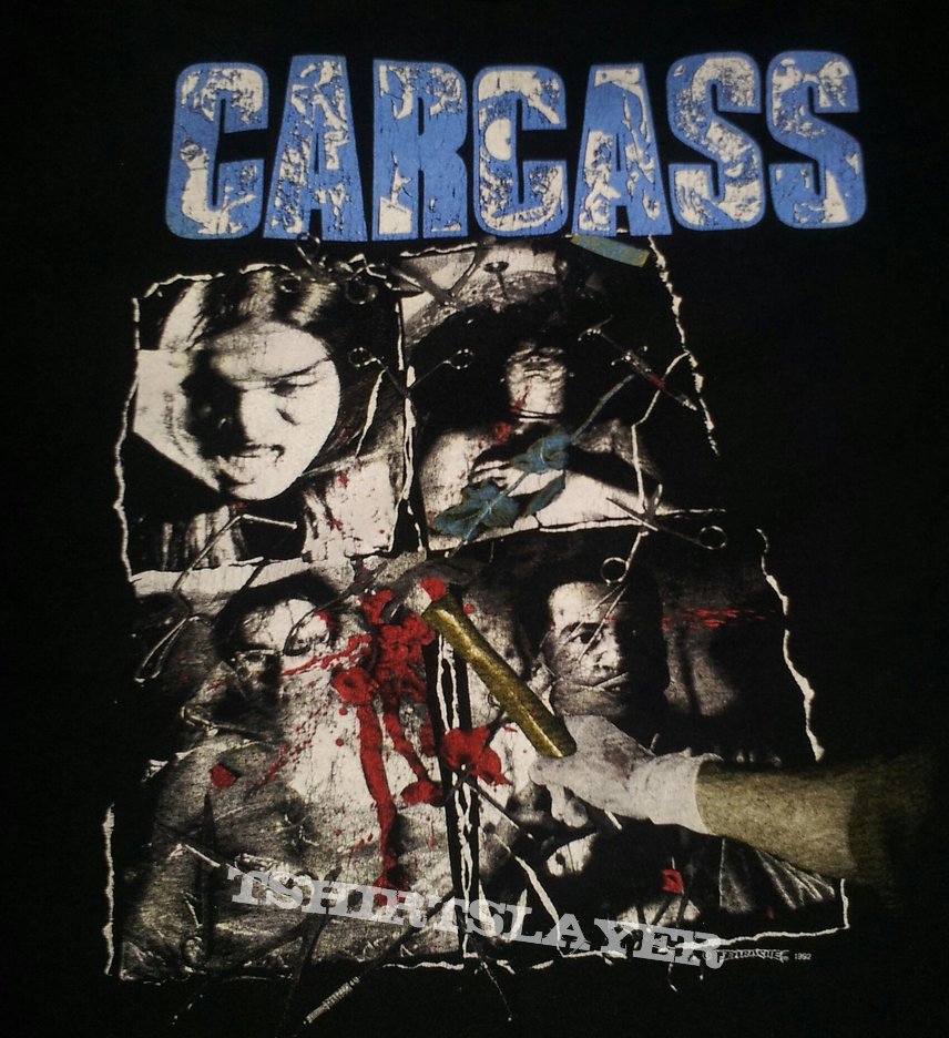 CARCASS- 1992 Necroticism Discanting The Insalubrious T-shirt  #2