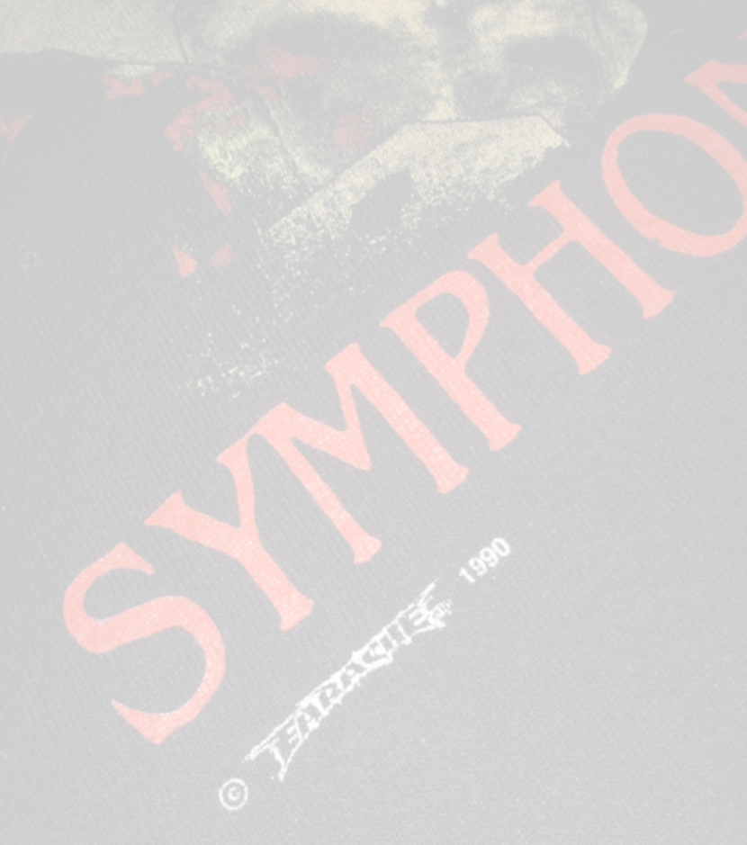 CARCASS- Symphonies Of Sickness Gore Collage T-shirt 1990 ( Brand New), Version #1