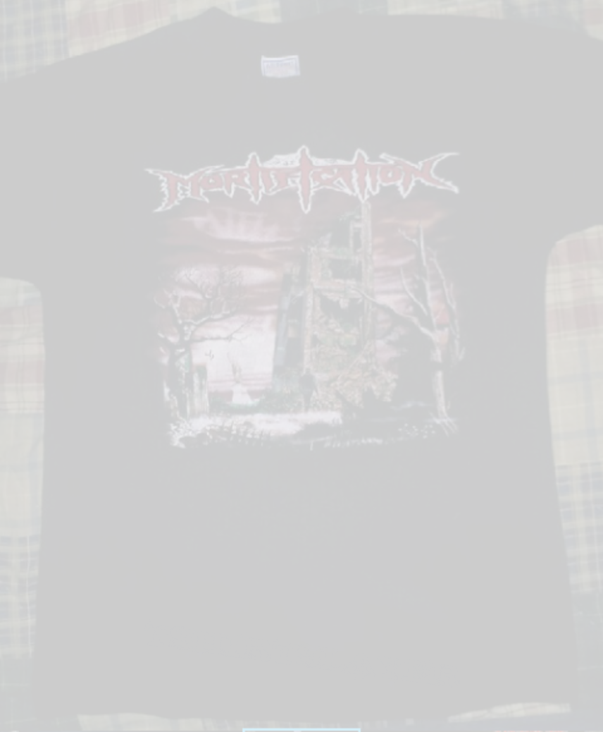 MORTIFICATION- Post Momentary Affliction 1993 T-shirt Extremely Rare Brand New