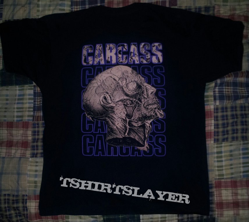 CARCASS- Head/Logos/Definition/Necroticism T-shirt 1991