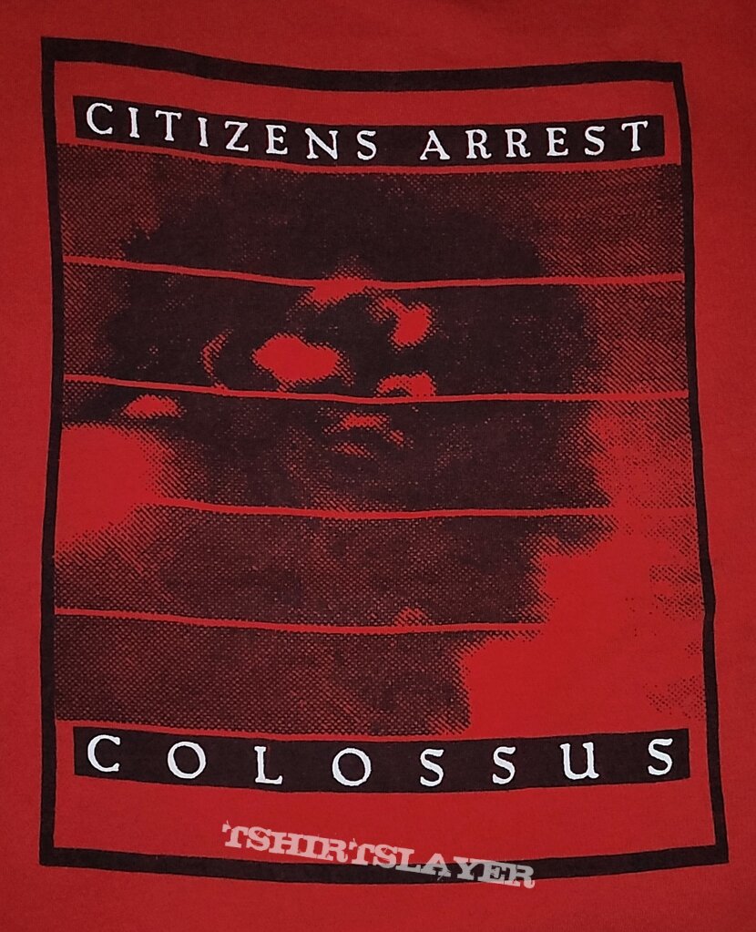 CITIZENS ARREST- Colossus EAT SHIT AND DIE! Longsleeve 1991