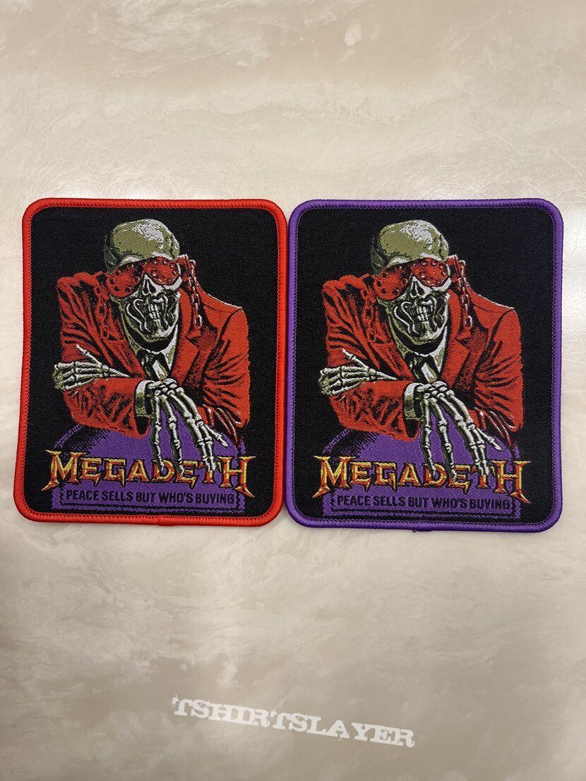 Megadeth Peace Sells Patches