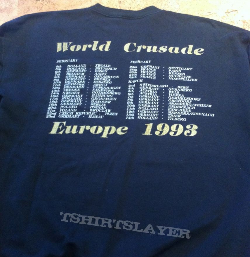 Bolt Thrower - World Crusade Europe 1993 Crewneck Sweatshirt