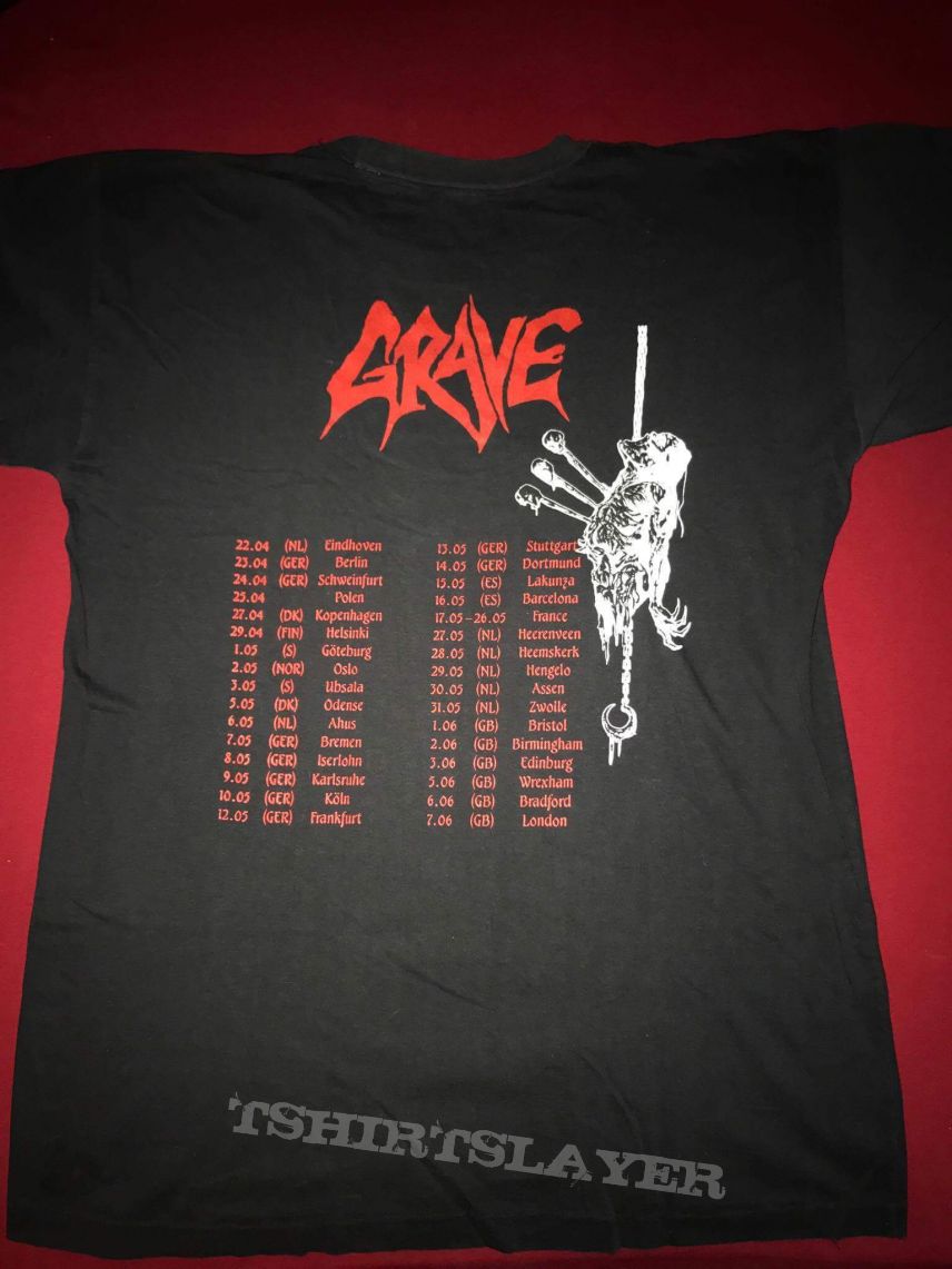 Grave - You&#039;ll Never See Tour shirt