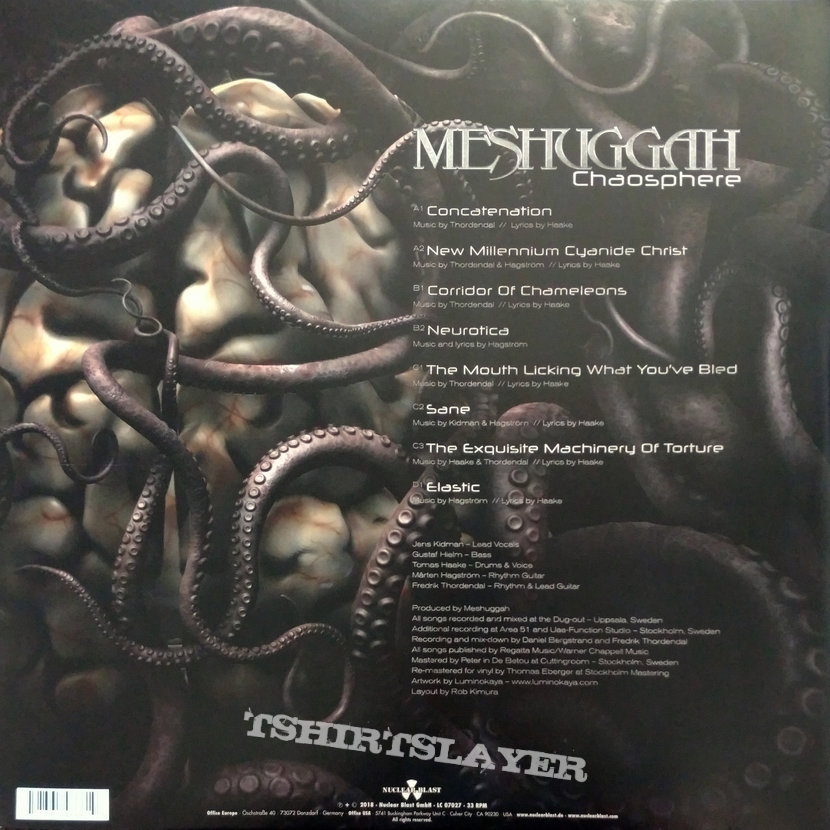 Meshuggah - 2018 - Chaosphere Remaster