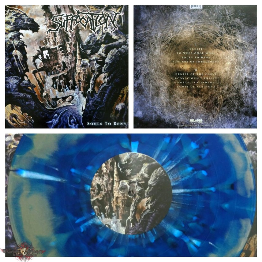 Suffocation - 2019 - Souls to Deny [blue/gold/splatter]