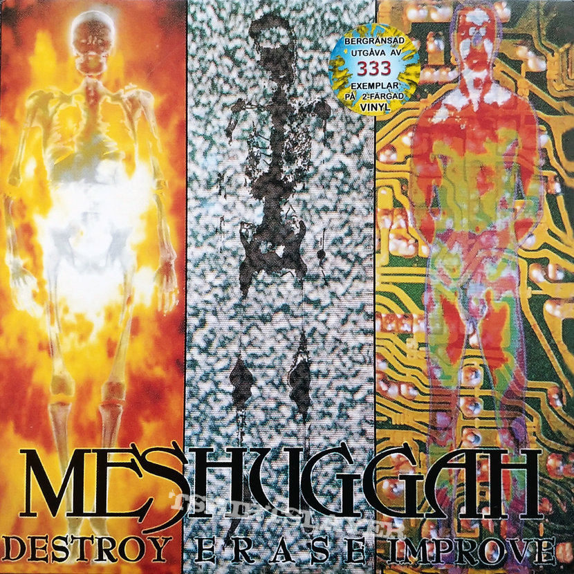 Meshuggah - Destroy Erase Improve LP [Blue/Yellow]