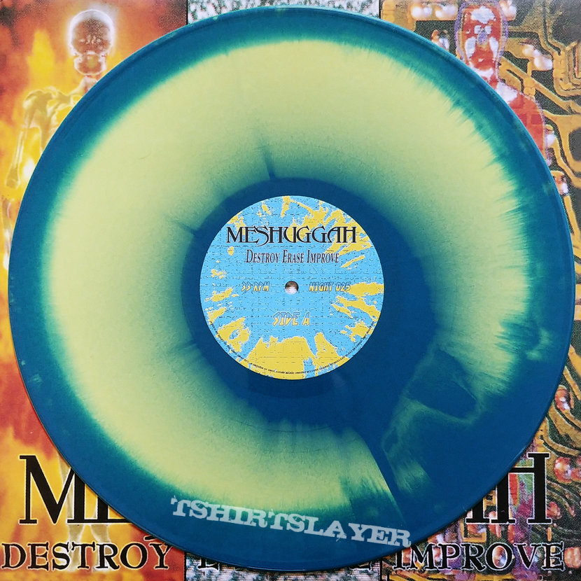 Meshuggah - Destroy Erase Improve LP [Blue/Yellow]