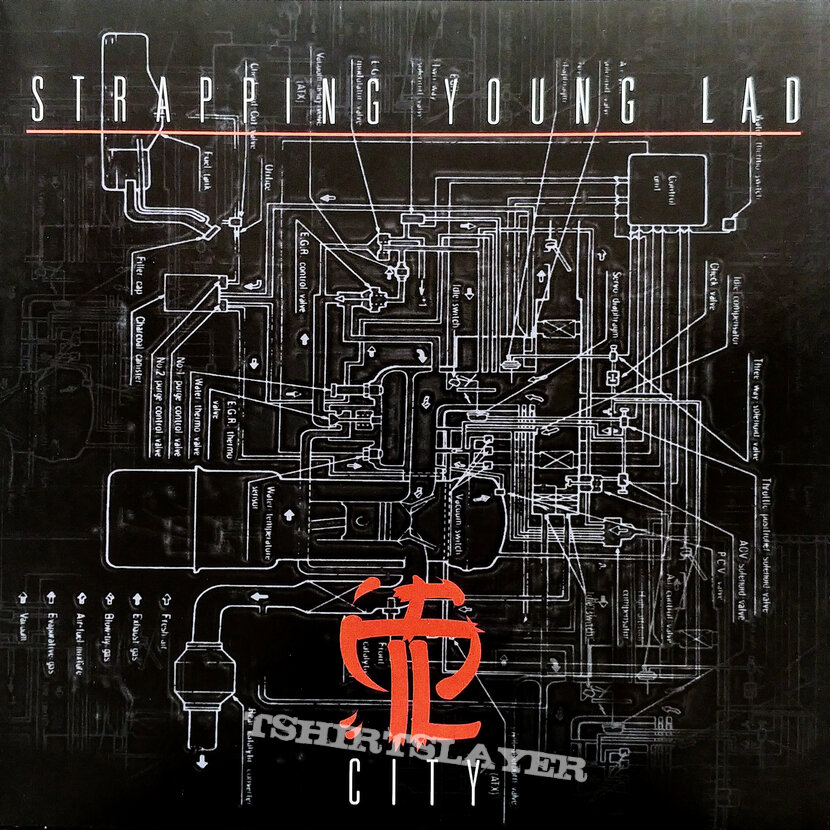 Strapping Young Lad - 2010 - City LP [Pink]