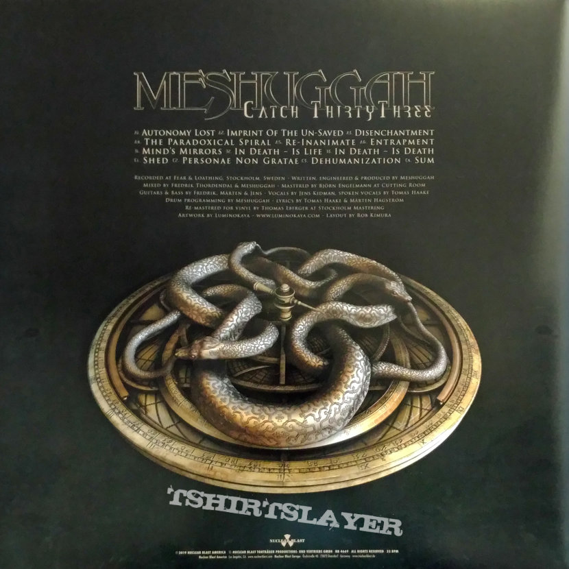 Meshuggah - 2019 - Catch 33 Remaster