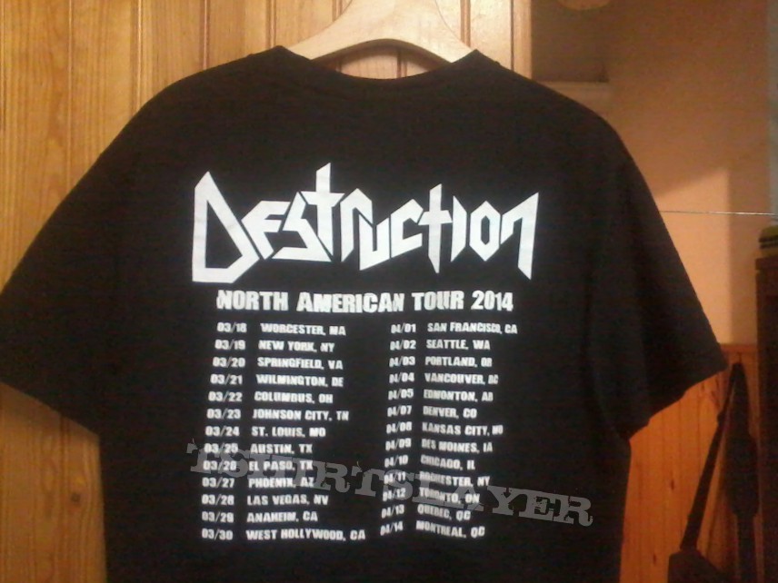 Destruction- 2014 Tour Shirt